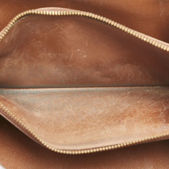 Louis Vuitton Monogram Pochette Porte Monet Long Wallet Brown Leather s - Picture 7 of 10